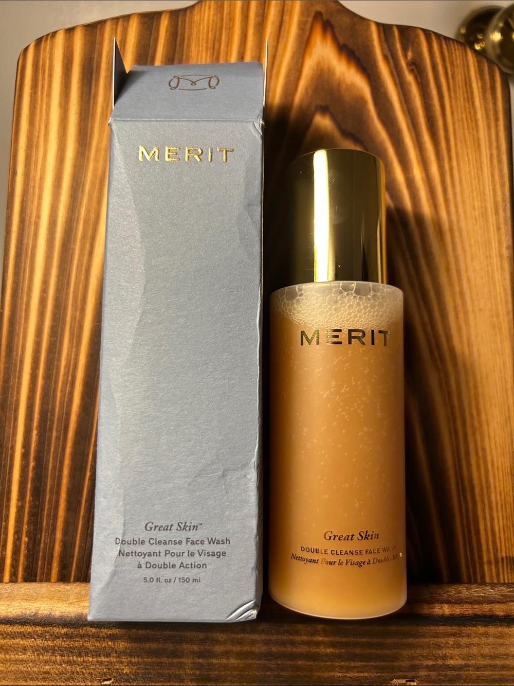Merit Great Skin Double Cleanse Face Wash — Golden Brown